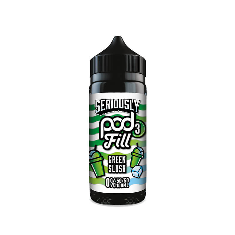 Doozy Vape Co Seriously Pod Fill 3 Green Slush 100ml Shortfill E-Liquid