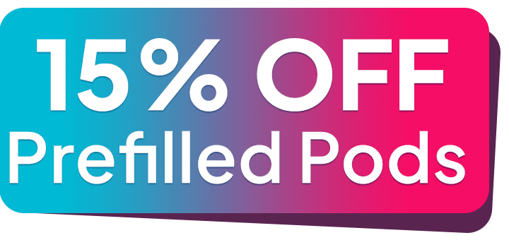 15% off prefilled pods