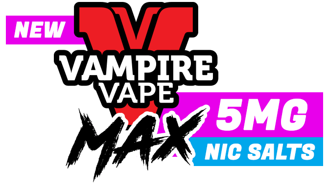 New Vampire Vape Max 5mg nic salts