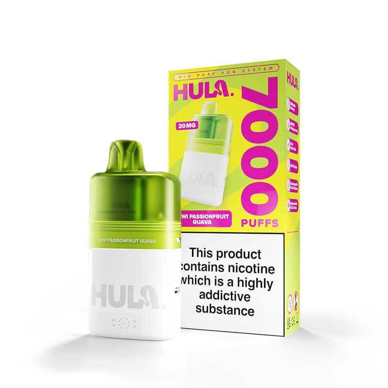 Hula Prefilled Pod Vape Kit 7000 Puff Dual Refill System 20mg | Vapestore UK Hula Prefilled Pod Vape Kit 7000 Puff Dual Refill System 20mg | Vapestore UK