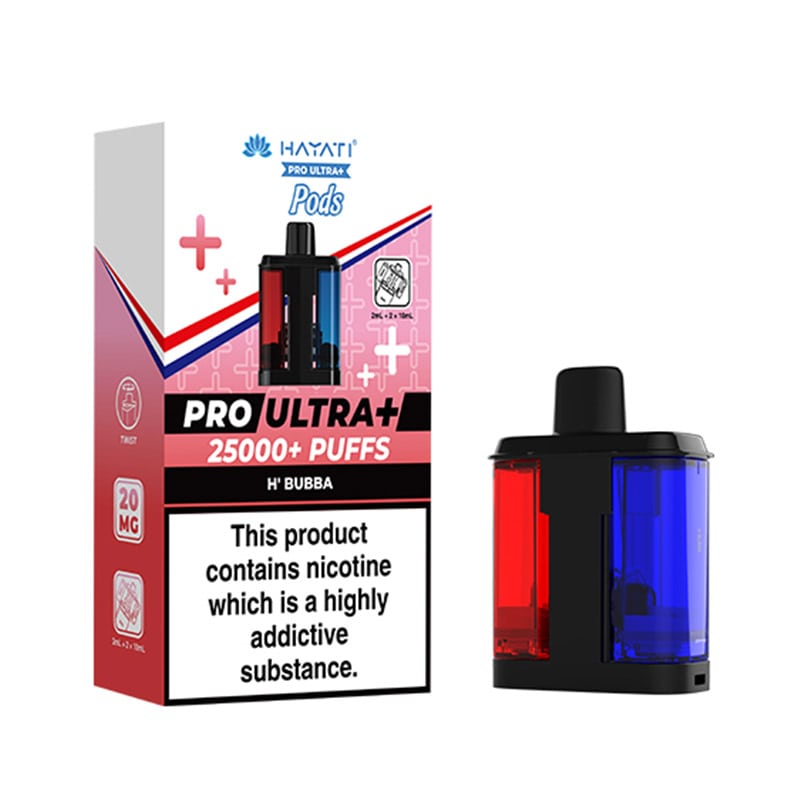 Hayati Pro Ultra Plus 25k H Bubba Prefilled Pod + Refill