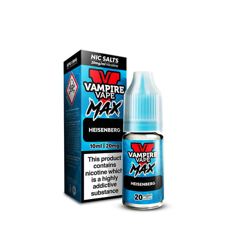 VV MAX Heisenberg 10ml Nic Salts E-Liquid by Vampire Vape