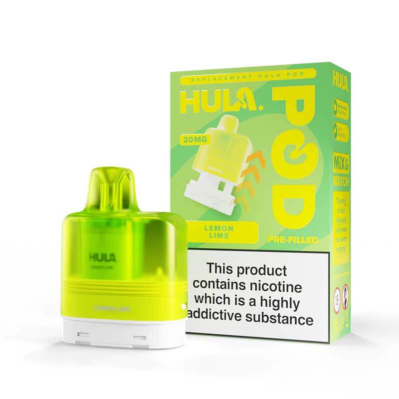 Hula 7000 Lemon Lime Prefilled Vape Pod + Refill
