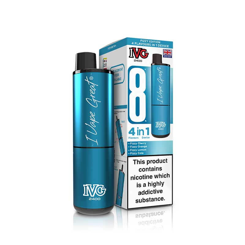 IVG 2400 4in1 Prefilled Vape Pod Kit 20mg | Vapestore UK IVG 2400 4in1 Prefilled Vape Pod Kit 20mg | Vapestore UK