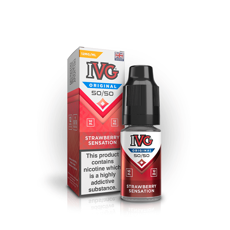 Strawberry Sensation IVG E-Liquid 50/50 | Vapestore Strawberry Sensation IVG E-Liquid 50/50 | Vapestore