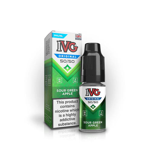 IVG Sour Green Apple E-Liquid 50/50