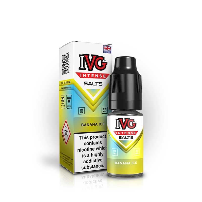 IVG Intense Salts Banana Ice 10ml Nic Salts E-Liquid