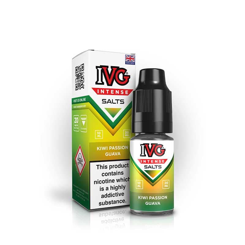 IVG Intense Salts Kiwi Passion Guava 10ml Nic Salts E-Liquid