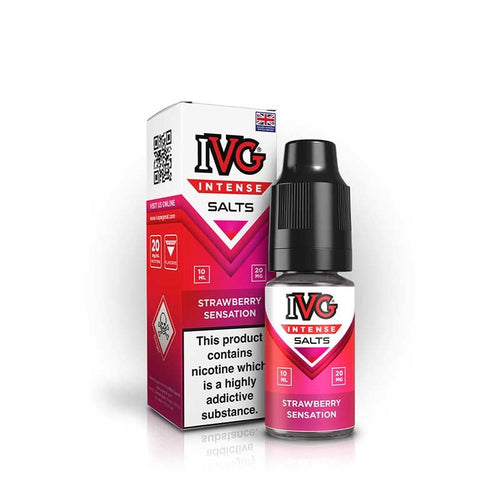 IVG Intense Salts Strawberry Sensation 10ml Nic Salts E-Liquid