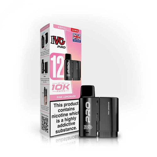 IVG Pro 12 Pink Lemonade Prefilled Vape Pod + Refill
