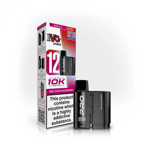 Strawberry Ice IVG Pro 12 Prefilled Pod + Refill – 20mg | Vapestore UK