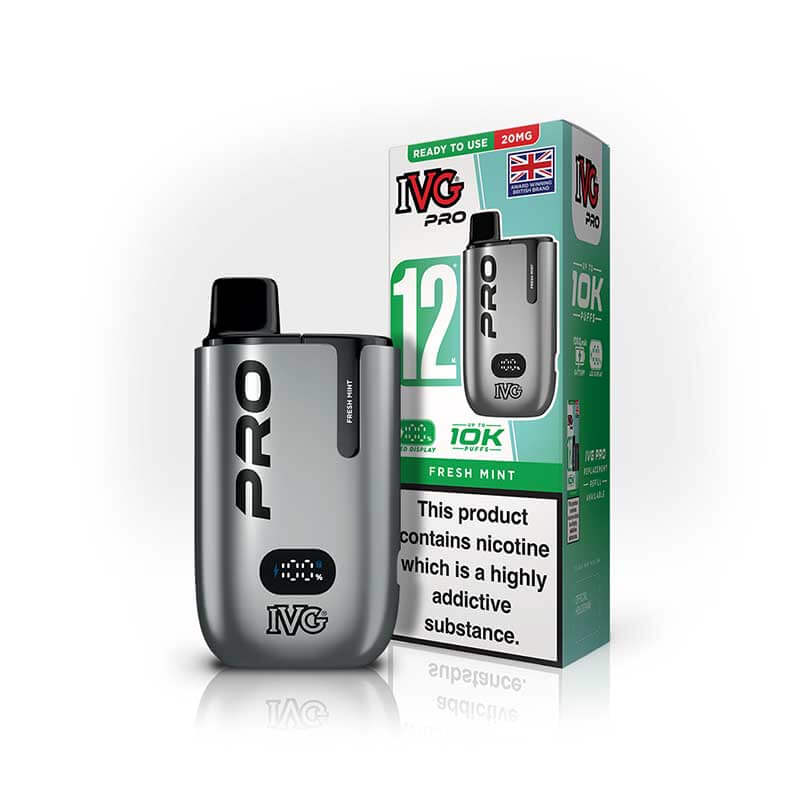 IVG Pro 12 Prefilled Pod Vape Kit 20mg | Vapestore UK IVG Pro 12 Prefilled Pod Vape Kit 20mg | Vapestore UK