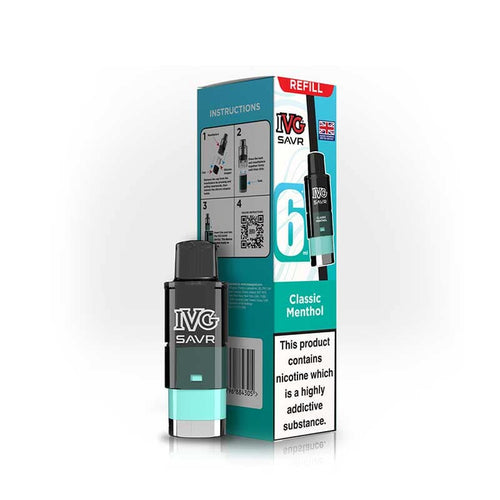 IVG Savr 3000 Classic Menthol Prefilled Vape Pod + Refill
