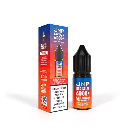 Juice N Power Bar Salts 6000+ Blue Cherry Pineapple 10ml E-Liquid