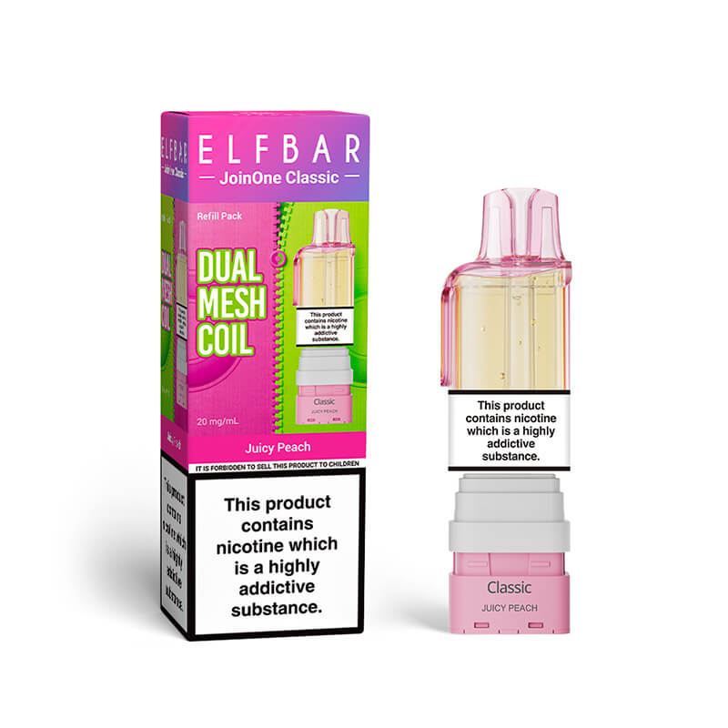 ELFBAR JoinOne Juicy Peach Prefilled Pod + Refill