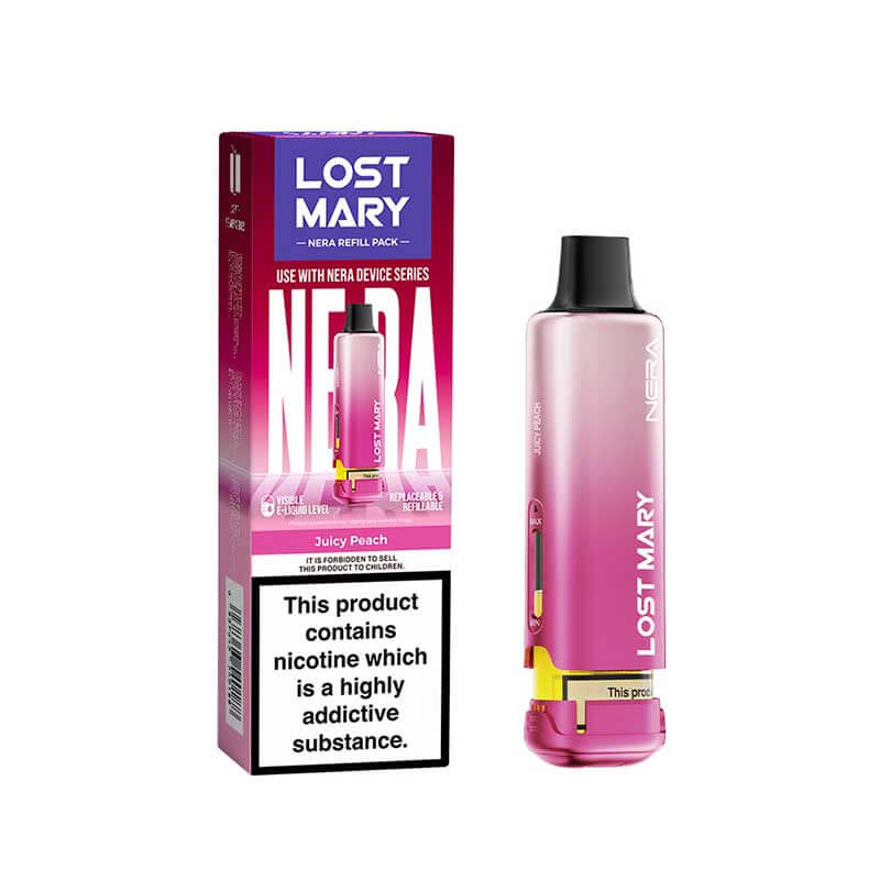 Lost Mary Nera15K Juicy Peach Prefilled Vape Pod