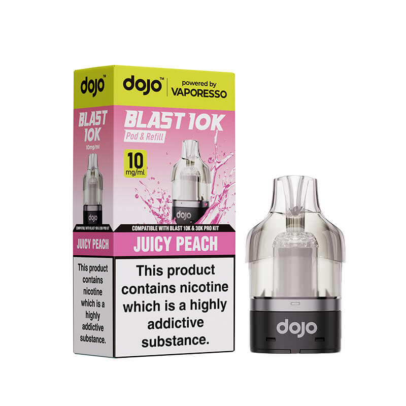 Vaporesso DOJO Blast Pod & Refill For 10K or 30K Device – Juicy Peach