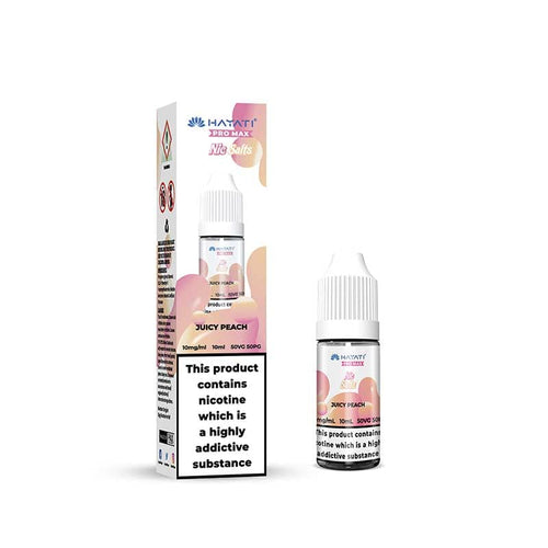 Hayati Pro Max Juicy Peach Nic Salt E-Liquid 10ml