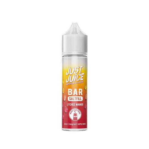 Just Juice Bar Saltfill Lychee Mango Shortfill 40ml E-Liquid