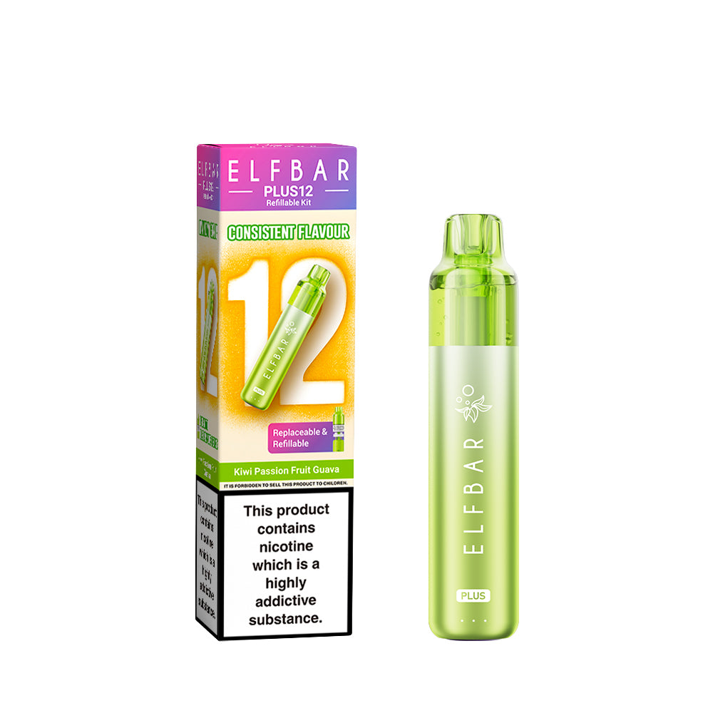 Elf Bar Plus 12 Prefilled Pod Kit, 800mAh, 12,000 Puffs