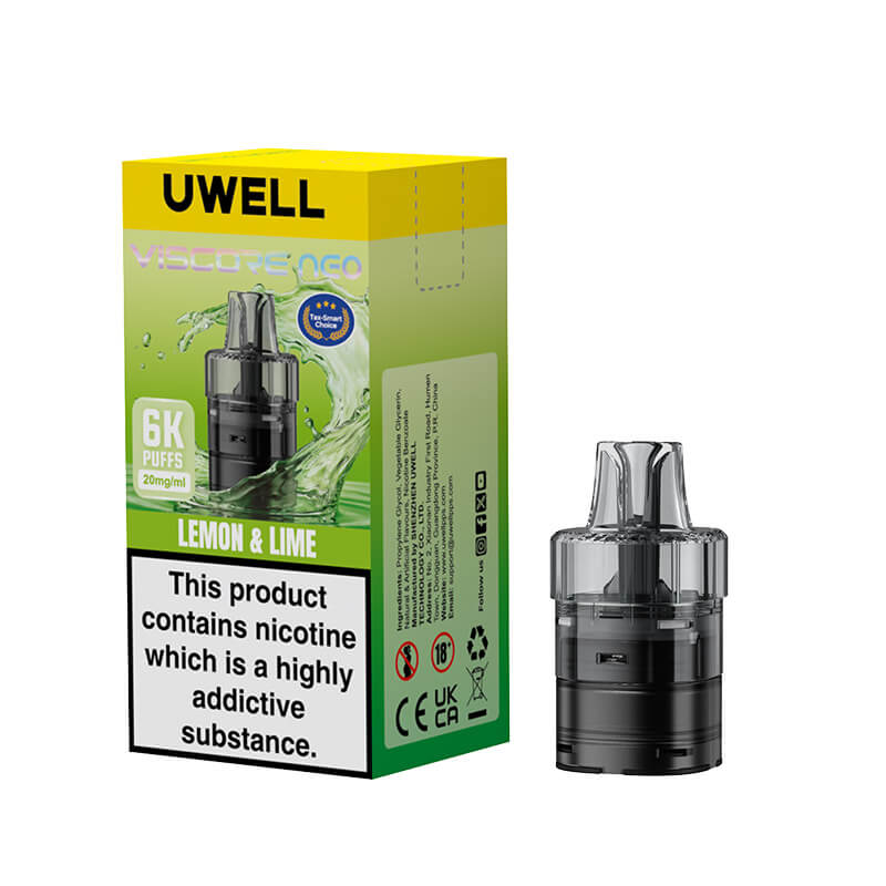 Uwell Viscore Neo 6K Prefilled Pod & Refill Lemon & Lime