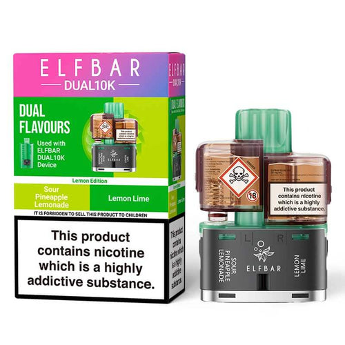 ELFBAR Dual 10K Lemon Edition Prefilled Pod + Refill