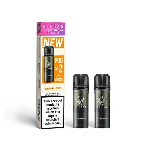 Elf Bar Elfa Pro Lemon & Lime Prefilled Pod 20mg - 2 Pack
