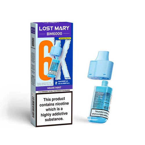 Lost Mary BM6000 Prefilled Pods | Replacement Pods | Vapestore Lost Mary BM6000 Prefilled Pods | Replacement Pods | Vapestore