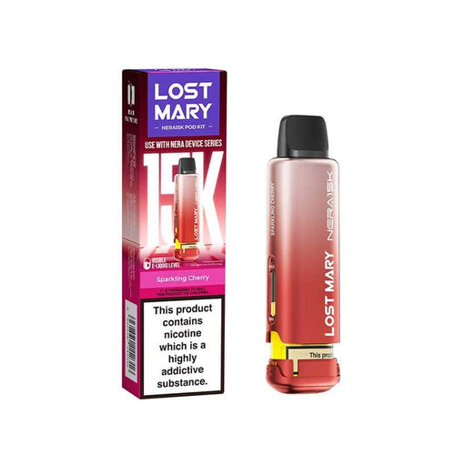 Lost Mary Nera15K Sparkling Cherry Prefilled Vape Pods