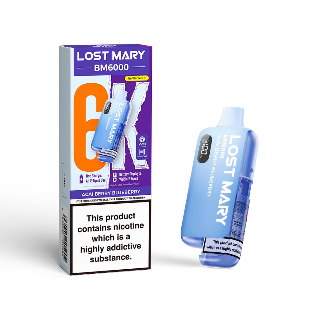 Lost Mary BM6000 Prefilled Vape Kit 20mg | Vapestore UK Lost Mary BM6000 Prefilled Vape Kit 20mg | Vapestore UK