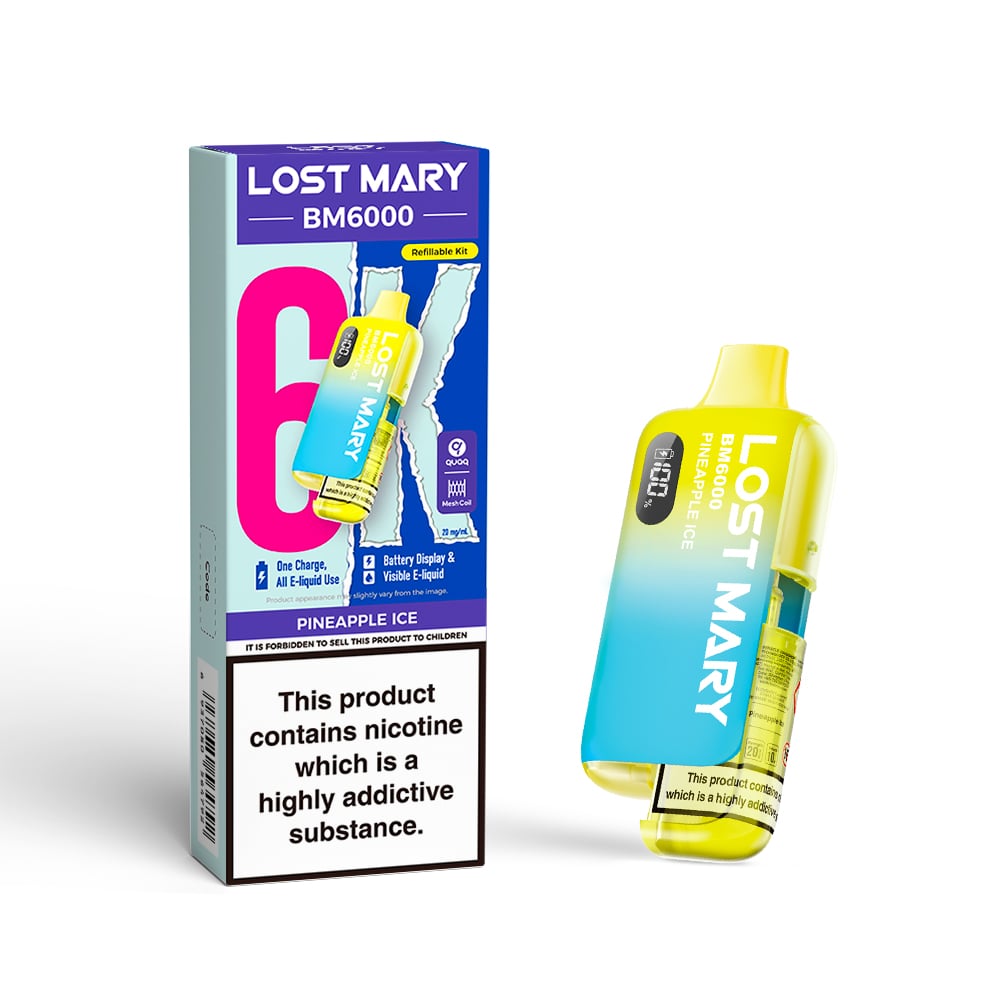 Lost Mary BM6000 Prefilled Vape Kit 20mg | Vapestore UK Lost Mary BM6000 Prefilled Vape Kit 20mg | Vapestore UK