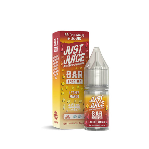 Just Juice Bar Range Lychee & Mango 10ml Nic Salt E-Liquid
