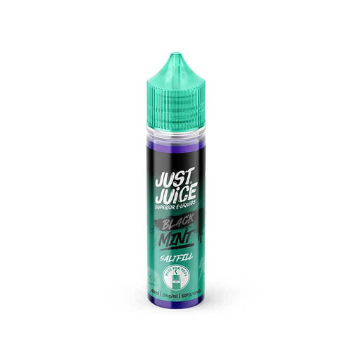 Just Juice Mint Range Black Mint Saltfill Shortfill 40ml E-Liquid