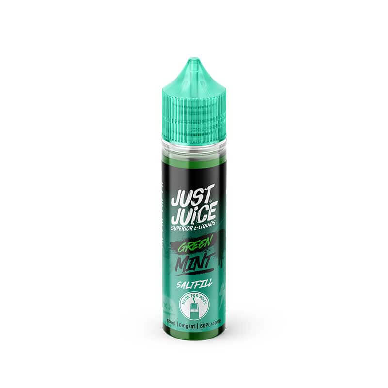 Just Juice Mint Range Green Mint Saltfill Shortfill 40ml E-Liquid