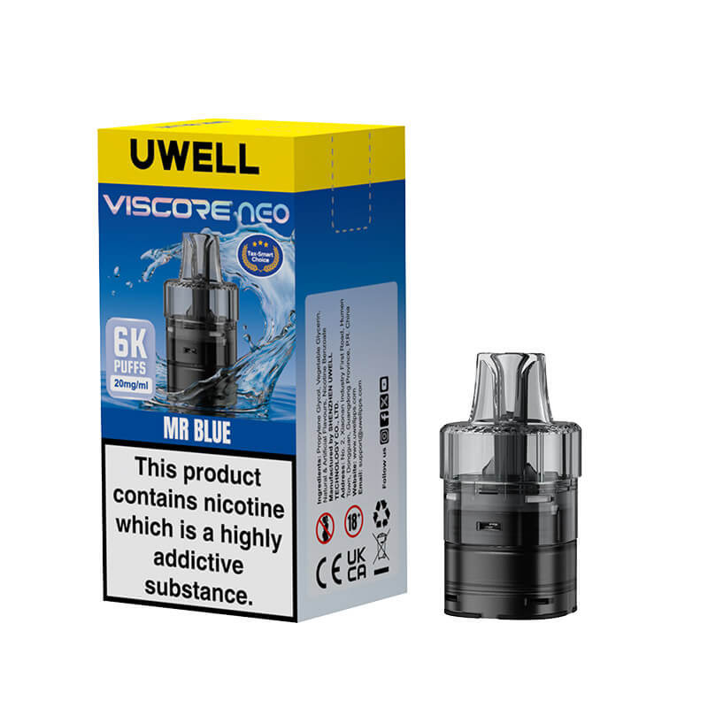 Uwell Viscore Neo 6K Prefilled Pod & Refill Mr Blue