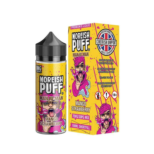 Moreish Puff Manju Man Mango Strawberry 100ml Shortfill E-Liquid