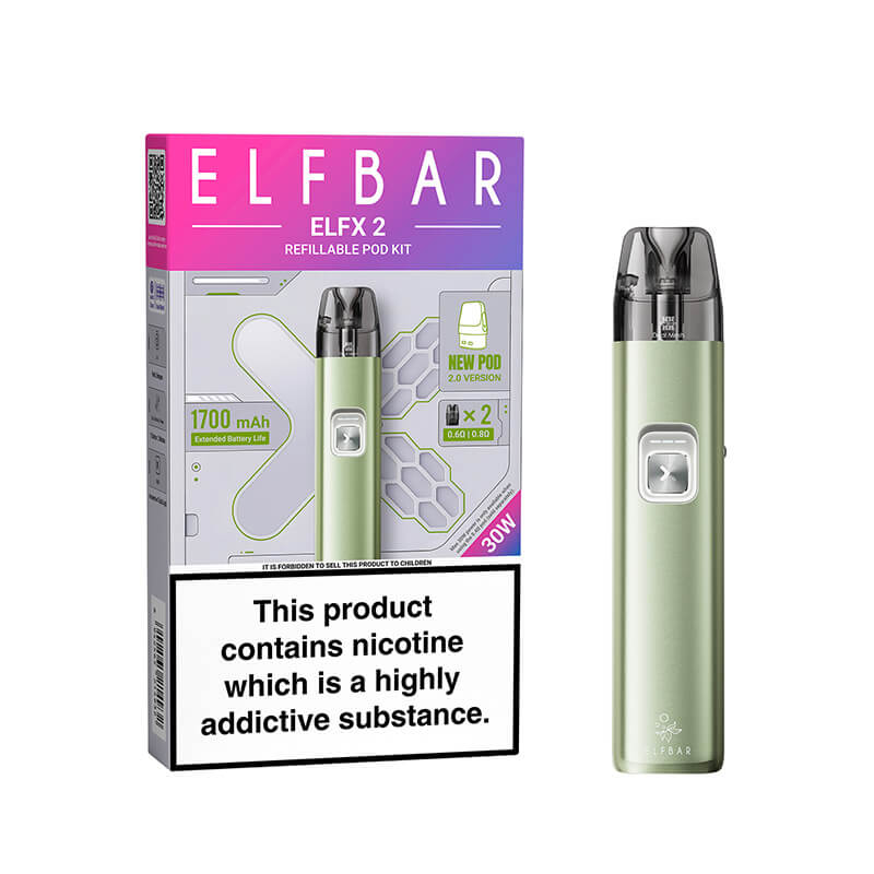 elf bar vape kit Elf Bar Elfx 2 Pod Vape Kit – 1700mAh, 30W Output