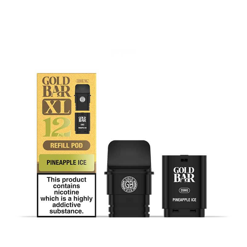 Gold Bar XL Pineapple Ice Prefilled Pod + Refill