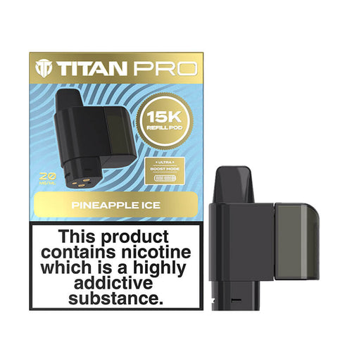 Titan Pro 15K Pineapple Ice Prefilled Pod + Refills