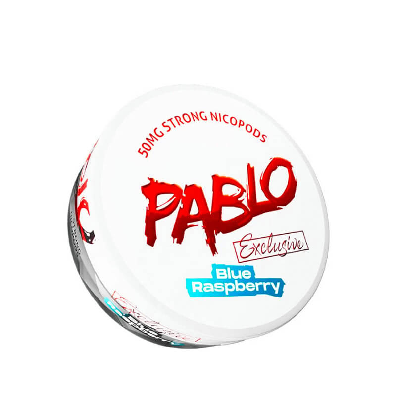 Blue Raspberry Vape Nicotine Pablo Exclusive Blue Raspberry Nicotine Pouches 30mg/g | Vapestore UK