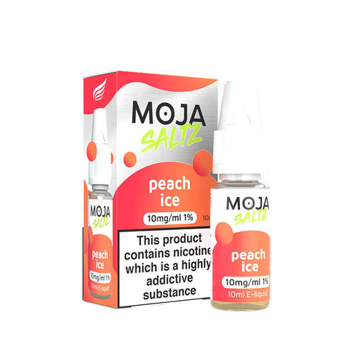 MOJA Saltz Peach Ice 10ml Nic Salts E-Liquid