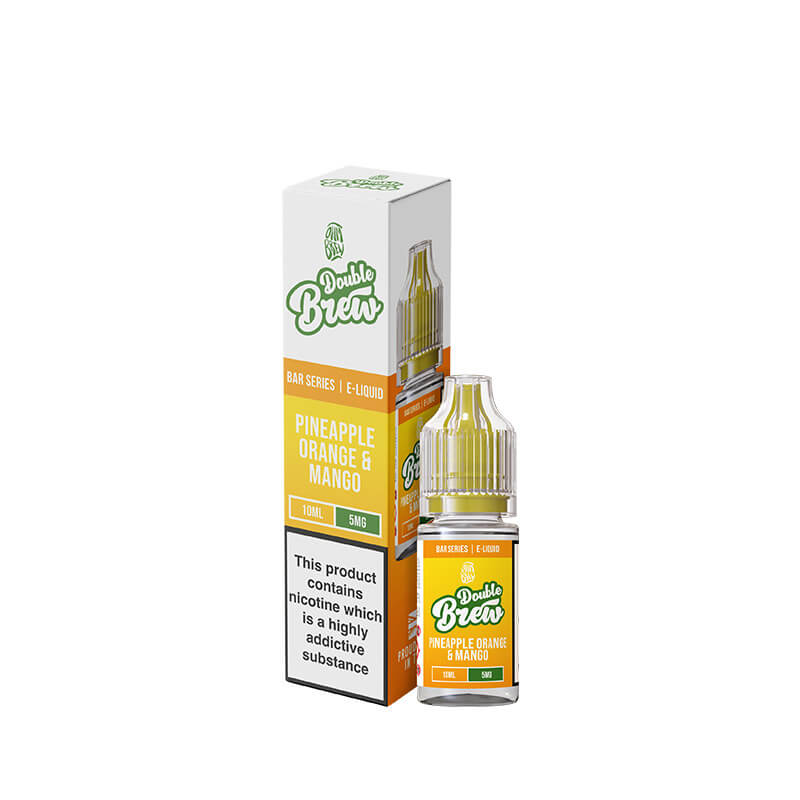 Ohm Brew Double Brew Pineapple Orange & Mango 10ml Nic Salt E-Liquid