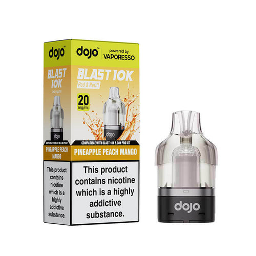 Vaporesso DOJO Blast 10K Pineapple Peach Mango Prefilled Pod & Refill