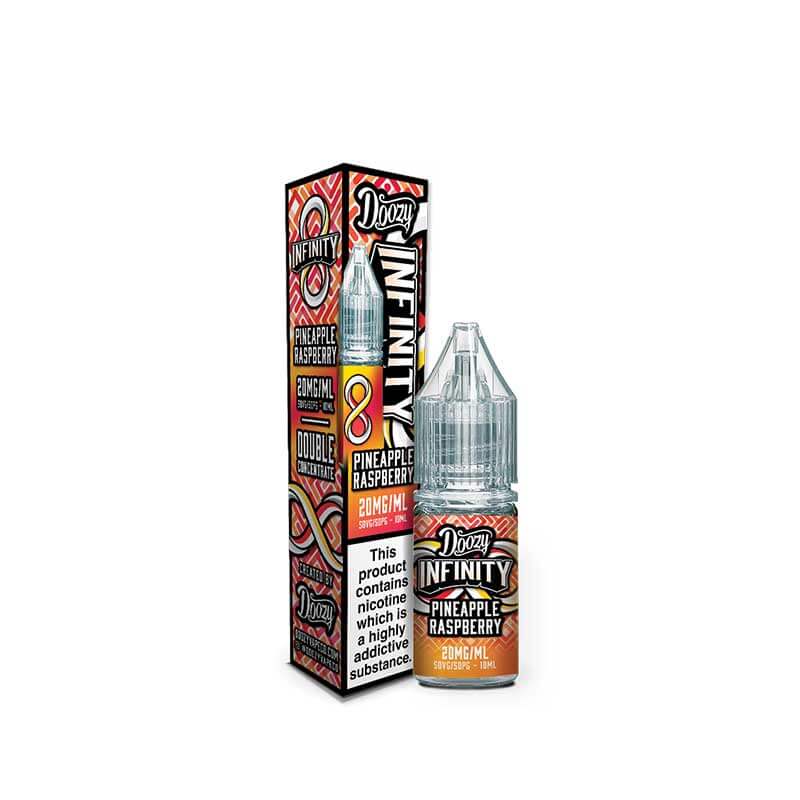 Doozy Vape Co Infinity Pineapple Raspberry Nic Salt E-Liquid 10ml