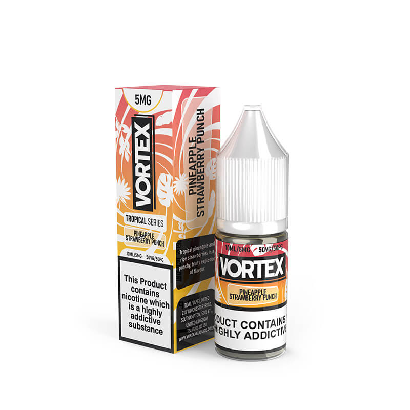 Vortex Pineapple Strawberry Punch 10ml Nic Salt E-Liquid