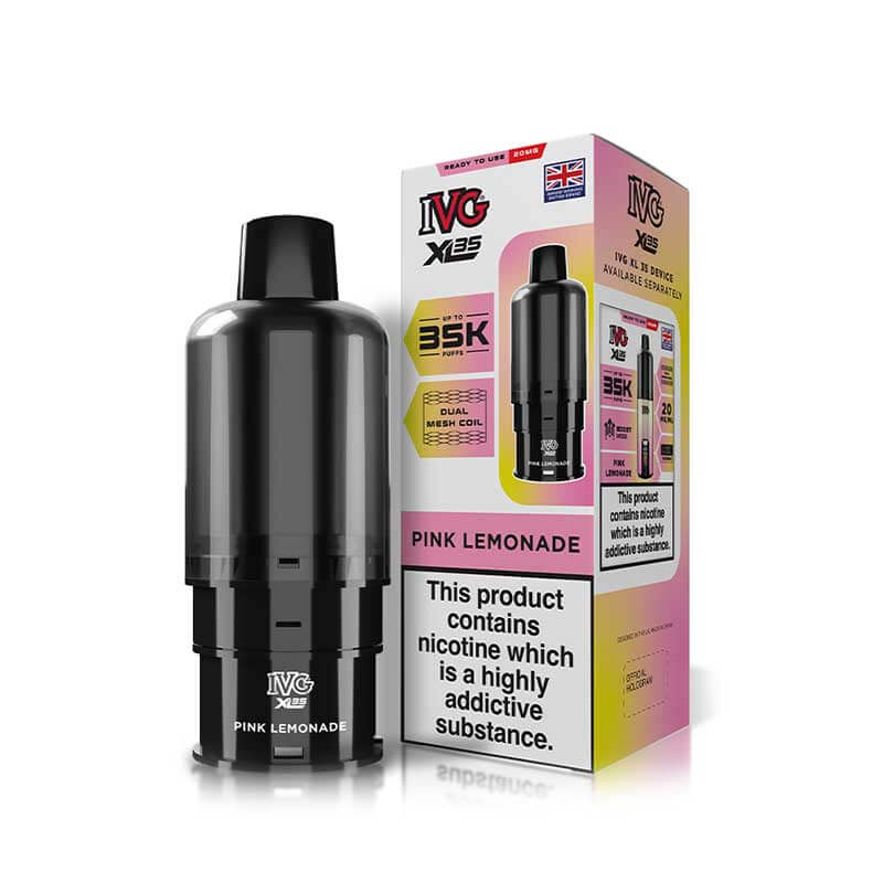 IVG XL35 Pink Lemonade Prefilled Vape Pod + Refill