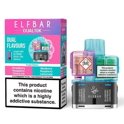 ELFBAR Dual 10K Purple Edition Prefilled Pod + Refill