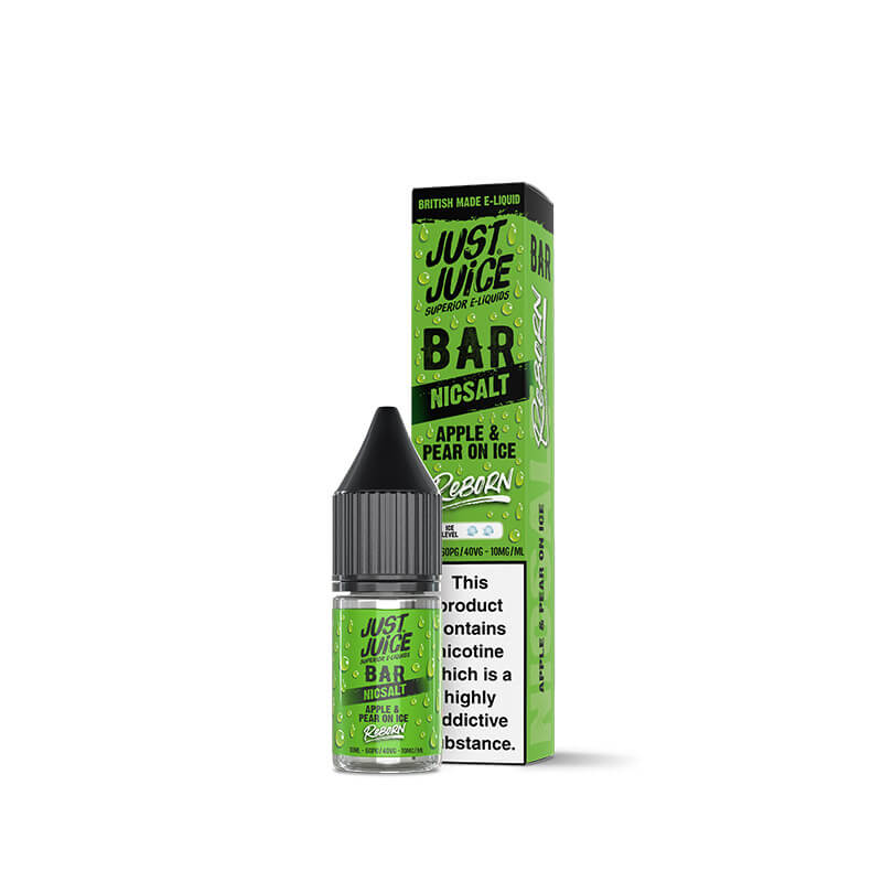 Just Juice Reborn Apple & Pear on Ice 10ml Nic Salt E-Liquid