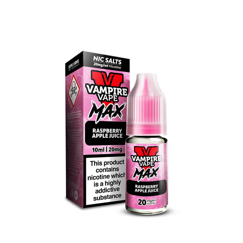 VV MAX Raspberry Apple Juice 10ml Nic Salts E-Liquid by Vampire Vape