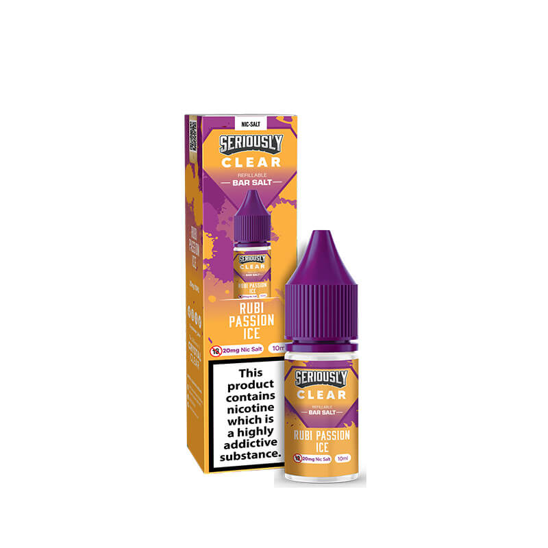 Seriously Clear Rubi Passion Ice 10ml Nic Salts E-Liquid